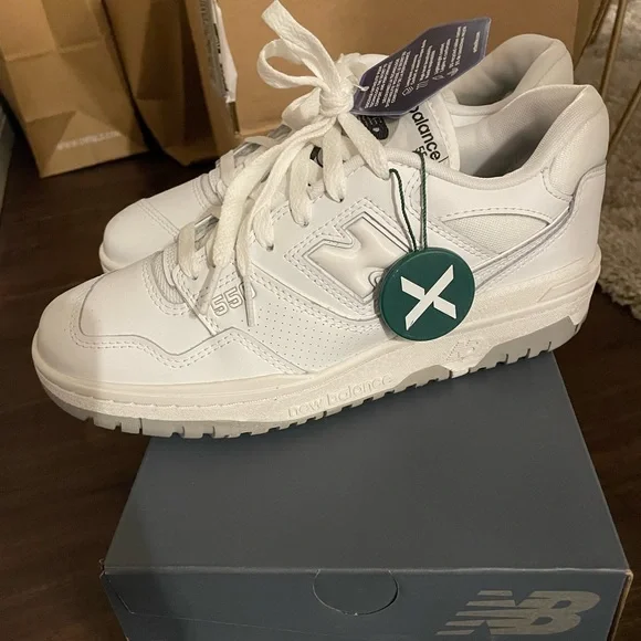 New Balance 550 White & Grey - Picture 6 of 10